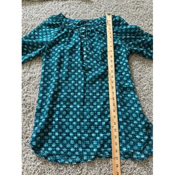 Apt 9 Women Roll Tab Sleeve ButtonsWomen's Pullover Top Size Small Casual - Picture 7 of 10